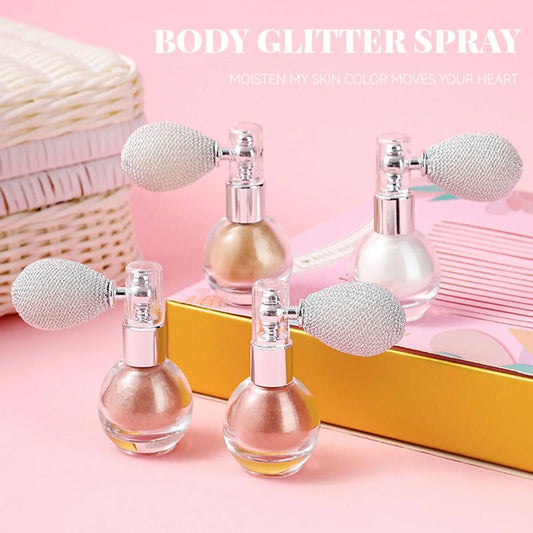 Fantastische Boddy Highlighter glitter spray - Voor een supper look en een fantastische avond uit