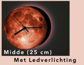 Bloedmaan Klok | Mystieke Wijzerplaat