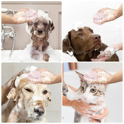 Badkamer Puppy Hond Kat Bad Wassen Massage Handschoenen Borstel Zachte Siliconen Pet Accessoires Voor Honden Katten Gereedschap Mascota 'S Producten